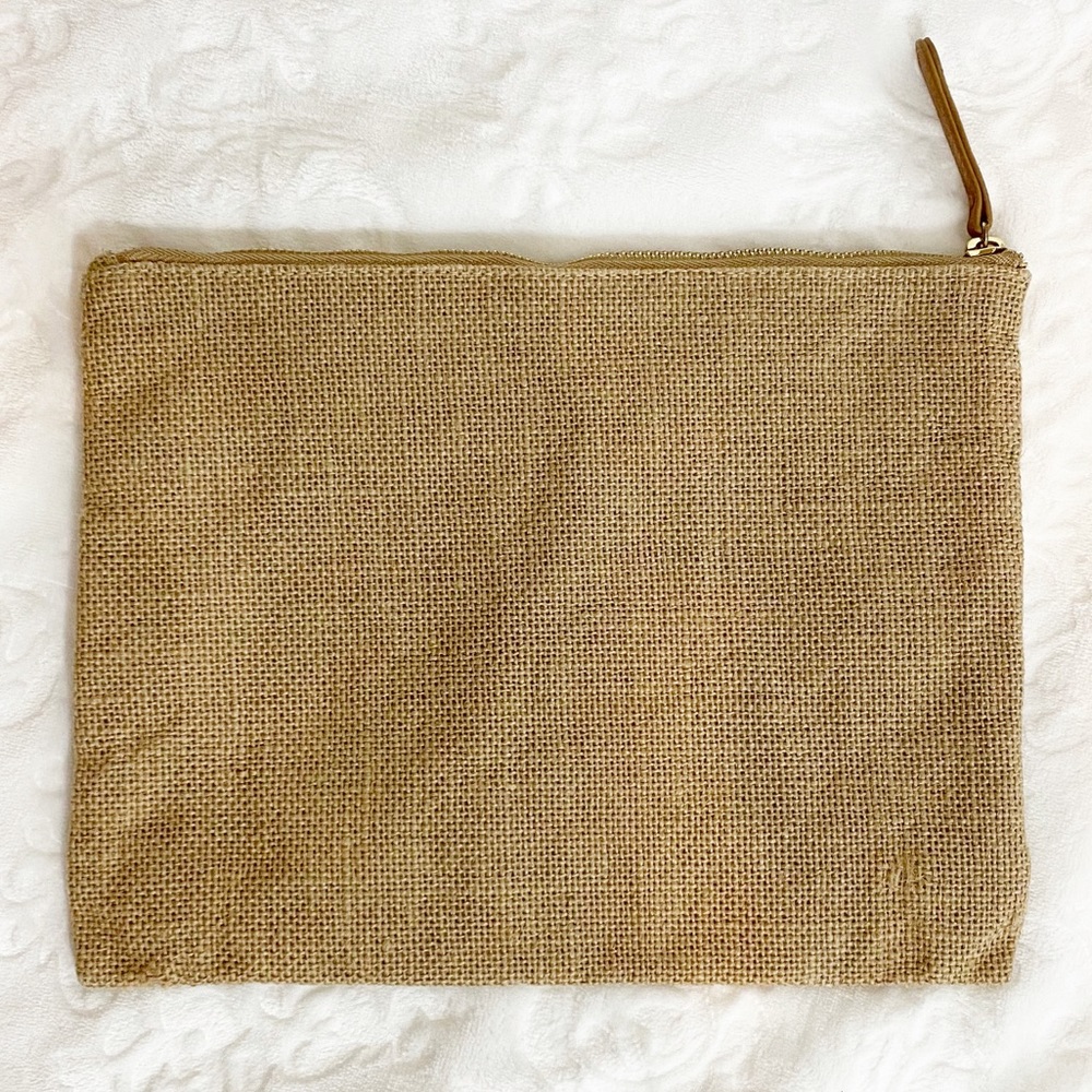 Jute Makeup bag